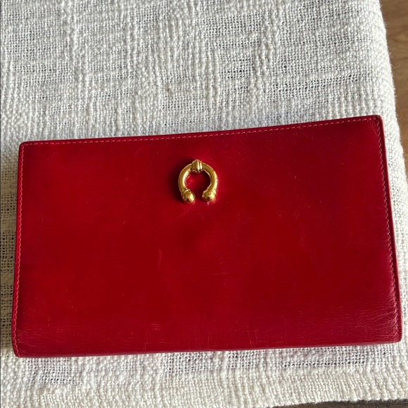 Gucci rare vintage Red wallet/Clutch - Picture 1 of 12